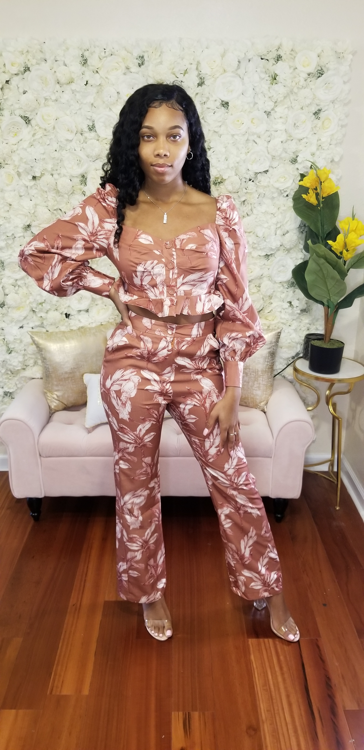 Khole 2 Piece Floral Set