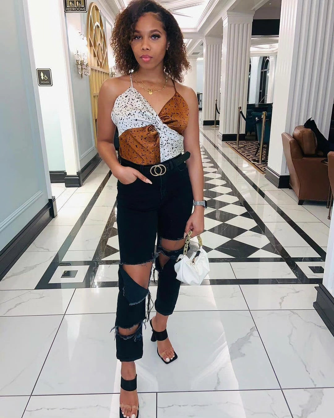 Black  Boyfriend Jean