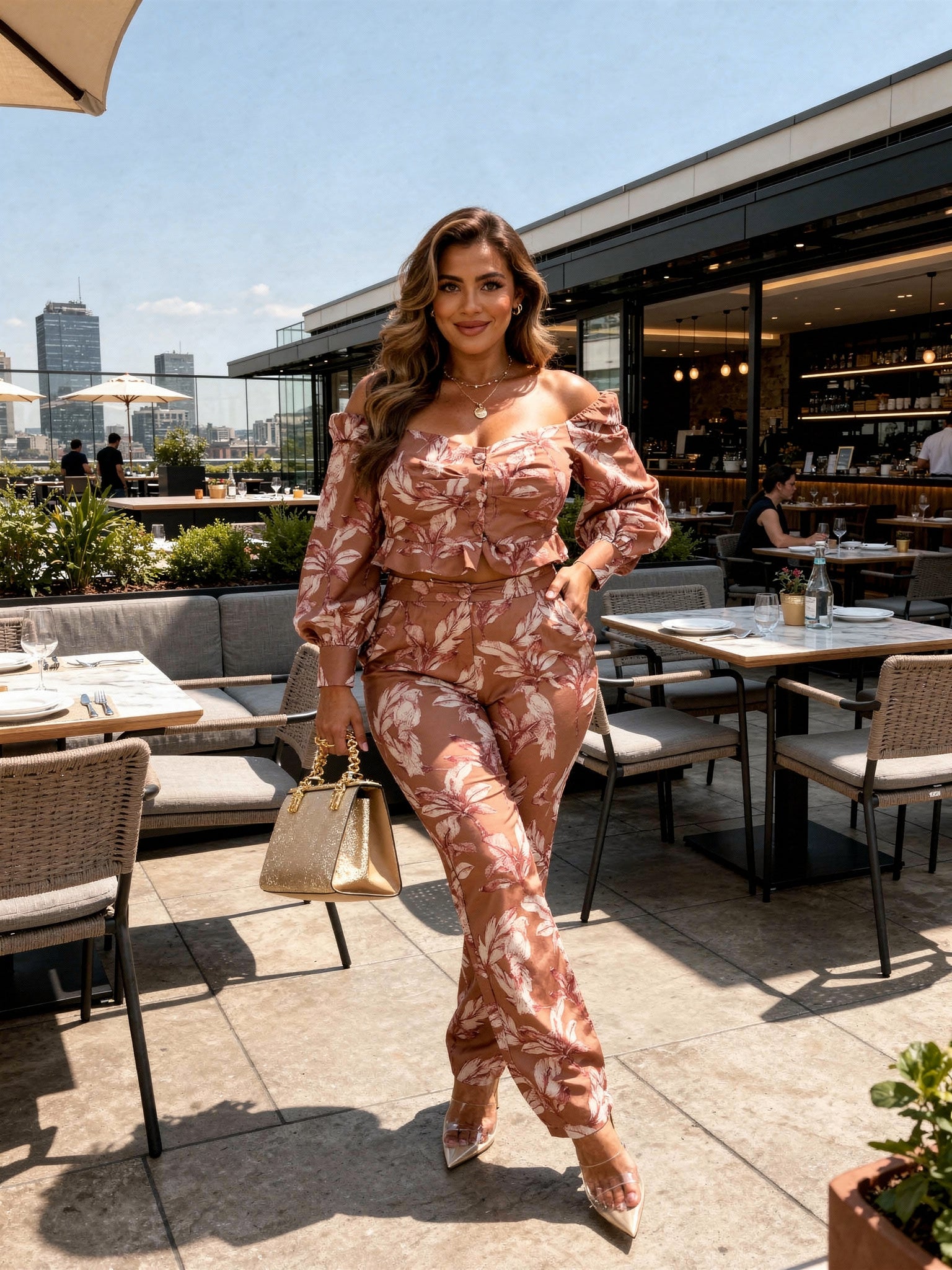 Khole 2 Piece Floral Set