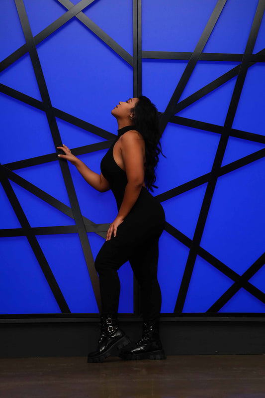 Midnight Backless Jumpsuit